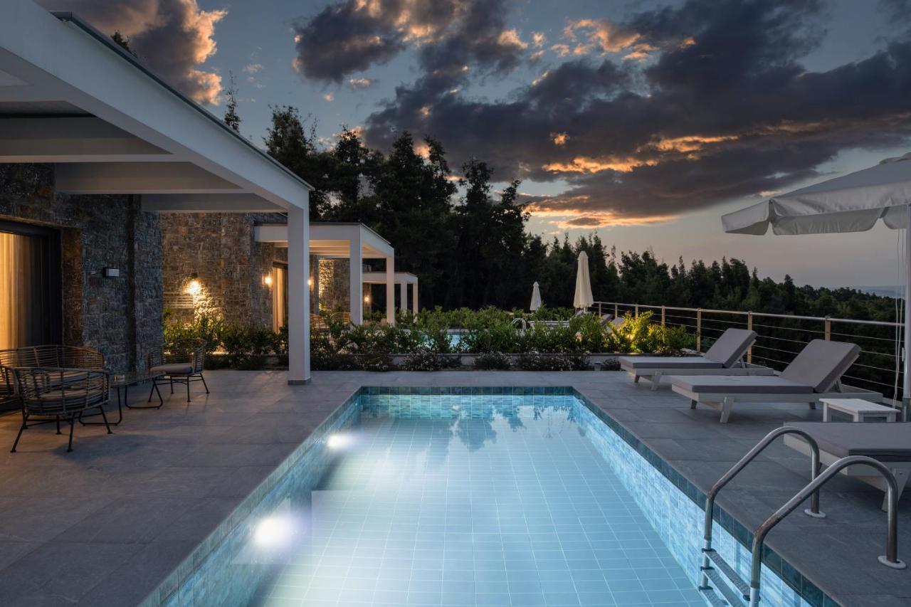 Terra Olivia Luxury Villas And Suites Paliouri Esterno foto